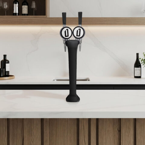 Draughtsmith Pro - Home Bar - Cobra 2 Taps - Black