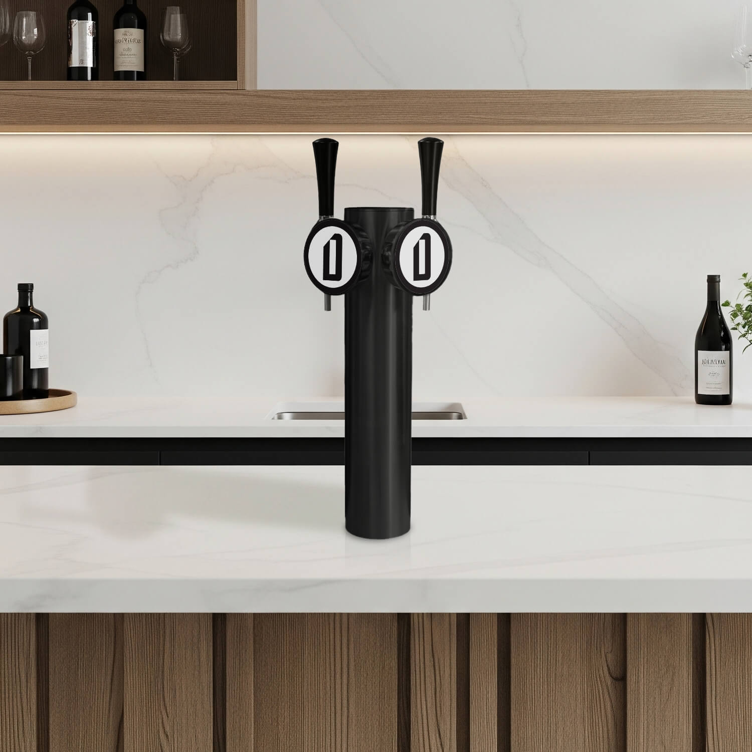 Draughtsmith Pro - Home Bar - Event 2 Taps - Black