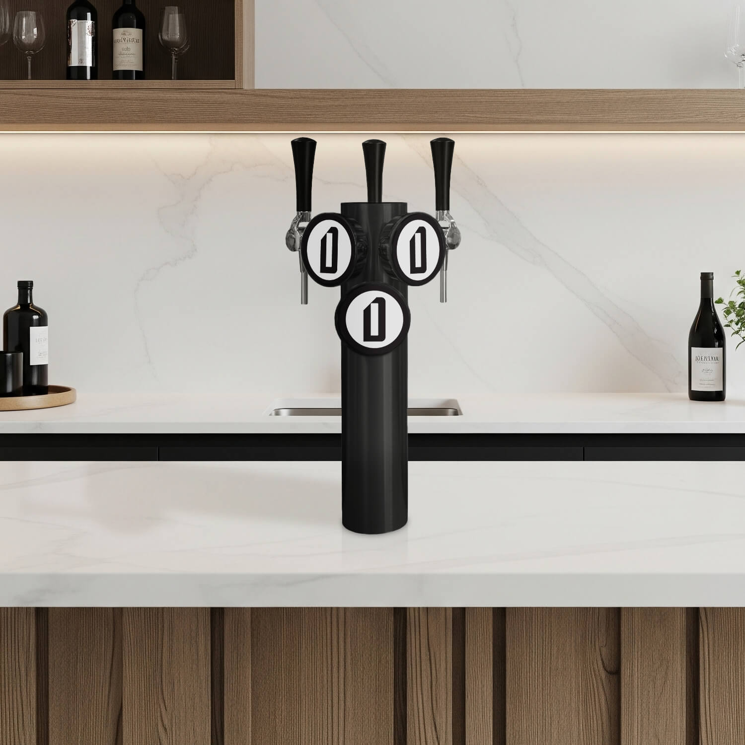 Draughtsmith Pro - Home Bar - Event 3 Taps - Black