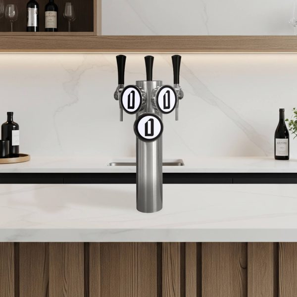 Draughtsmith Pro - Home Bar - Event 3 Taps - Silver