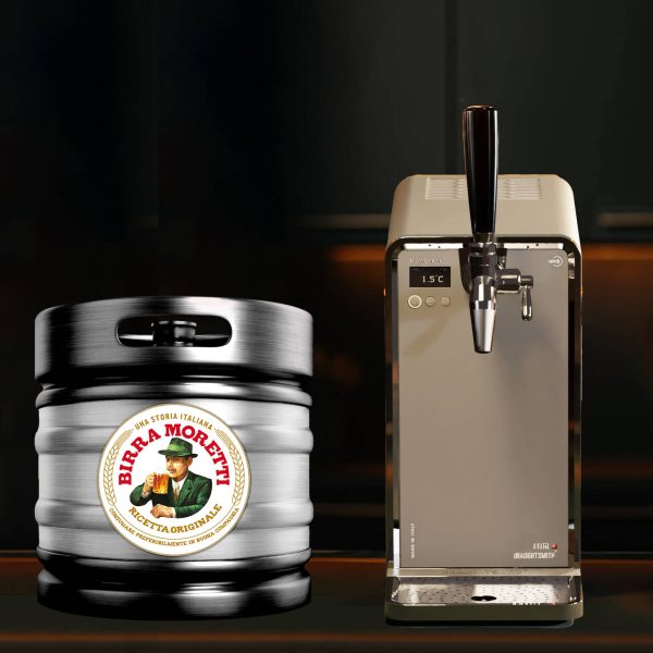 Draughtsmith Studio Machine - Tap25 - White - Birra Moretti